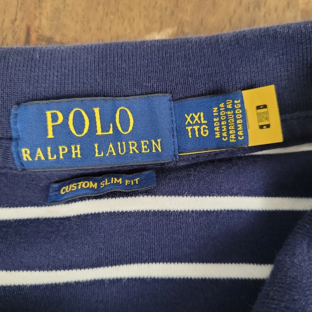 Polo Ralph Lauren Striped Polo Shirt Men's Size XXL